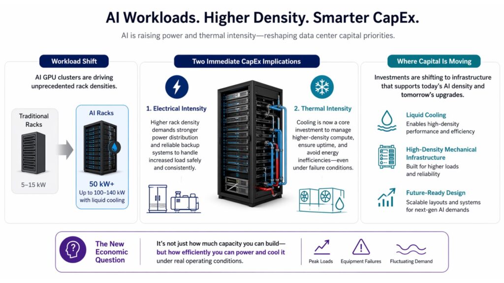 How AI Workload Density Is Changing Capital Priorities