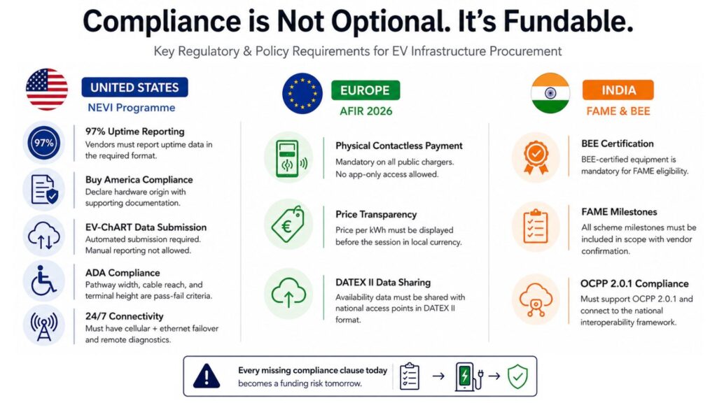 Global EV Charging Compliance Framework