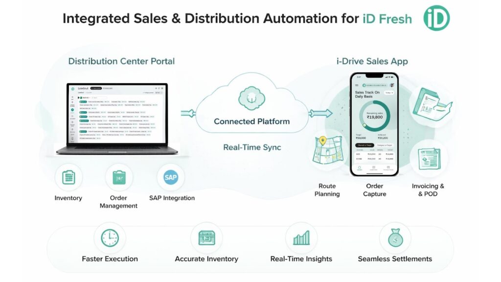 Integrated Sales & Distribution Automation for iD Fresh