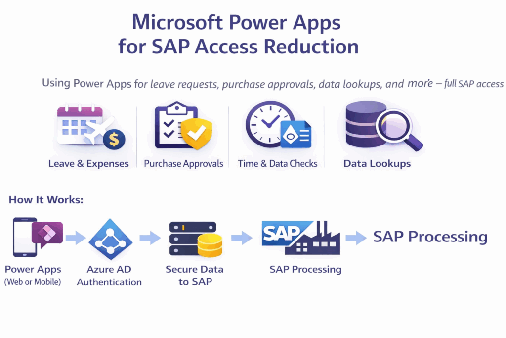 Microsoft Power Apps for SAP Access Reduction