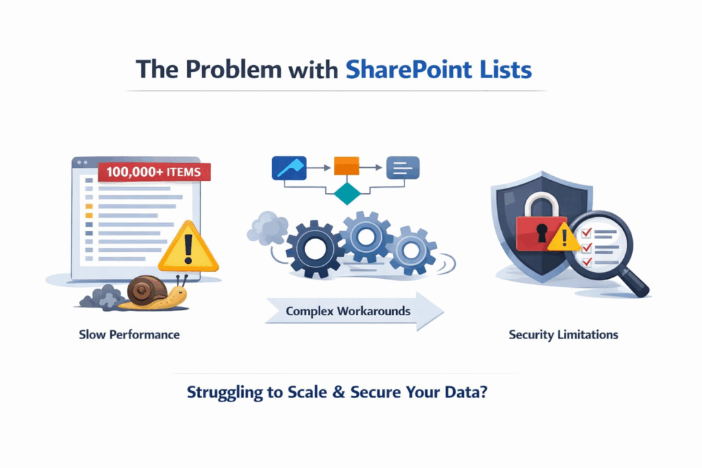 Challenges of SharePoint Lists