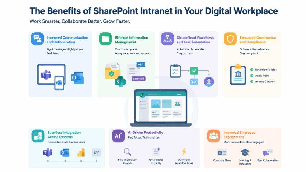The Benefits of SharePoint Intranet in Your Digital Workplace